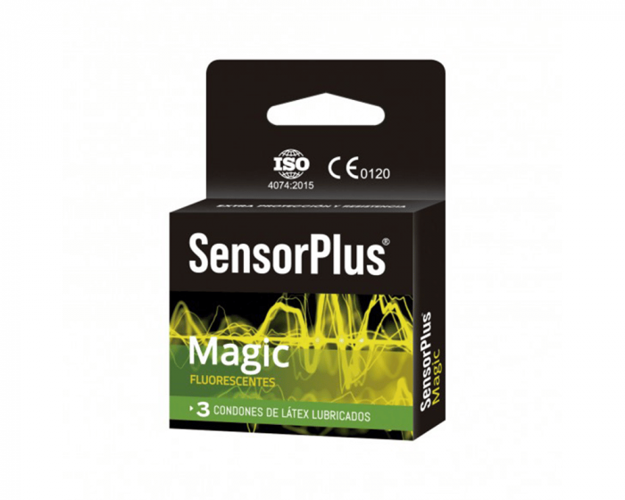 Preservativo fluorescente Magic Sensor Plus