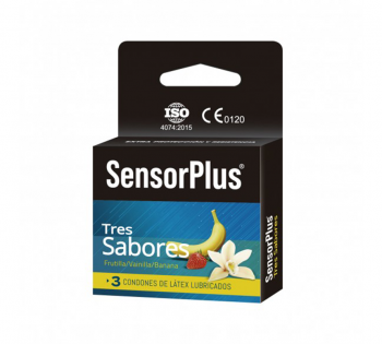 Preservativos con sabor Sensor Plus
