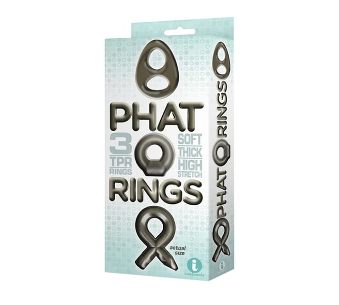 Set de 3 anillos erectores smoke IconBrands