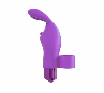 Conejo vibrador para dedo