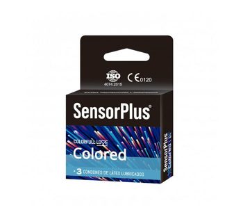 Preservativos de colores x3 Sensor Plus condones
