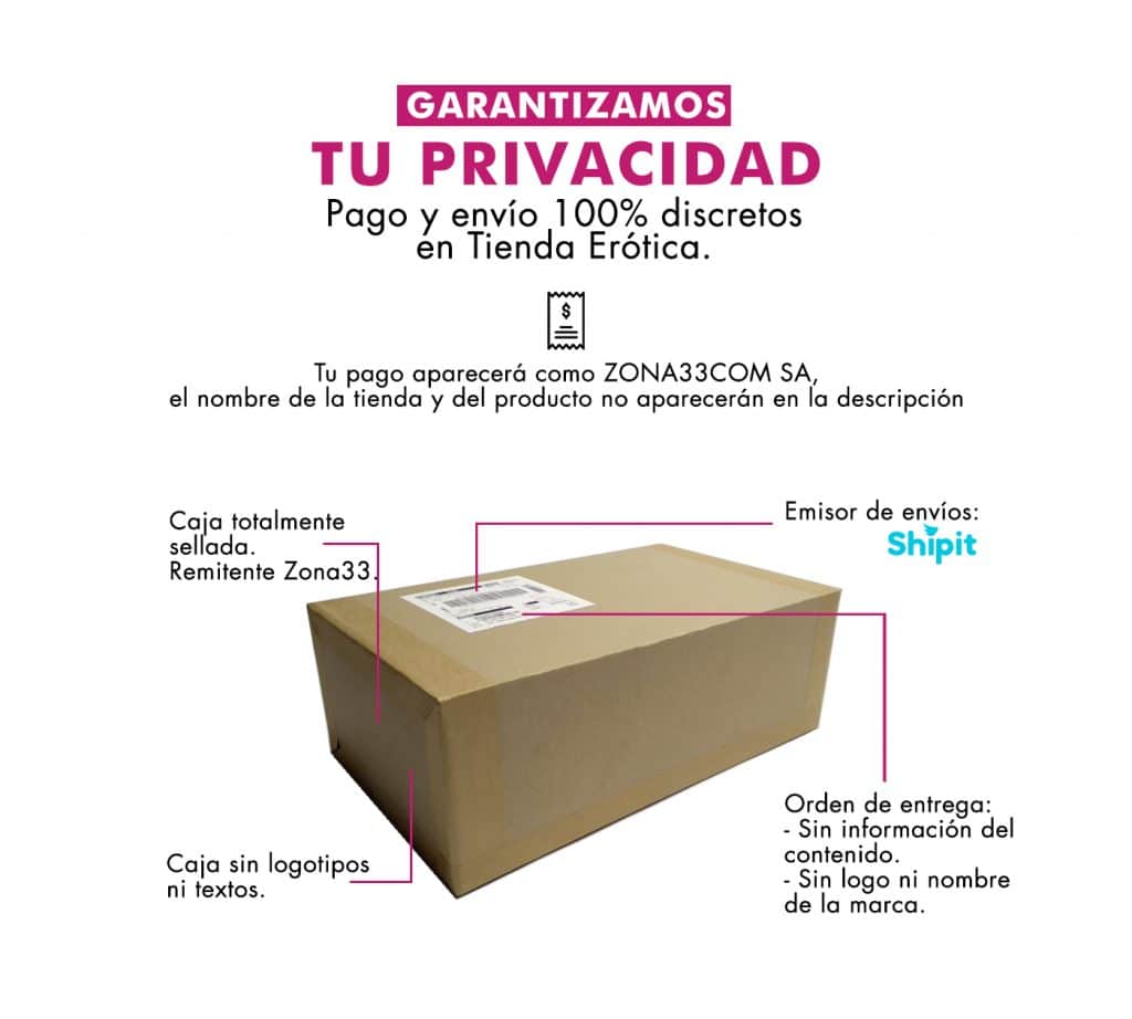 Garantías, asesoría, pagos y envíos discretos, a todo Chile