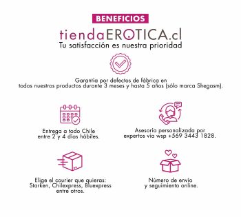 Garantías, asesoría, pagos y envíos discretos, a todo Chile
