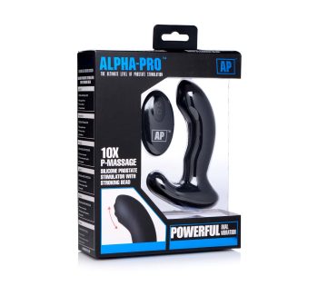 Estimulador prostatico recargable con control remoto Alpha Pro