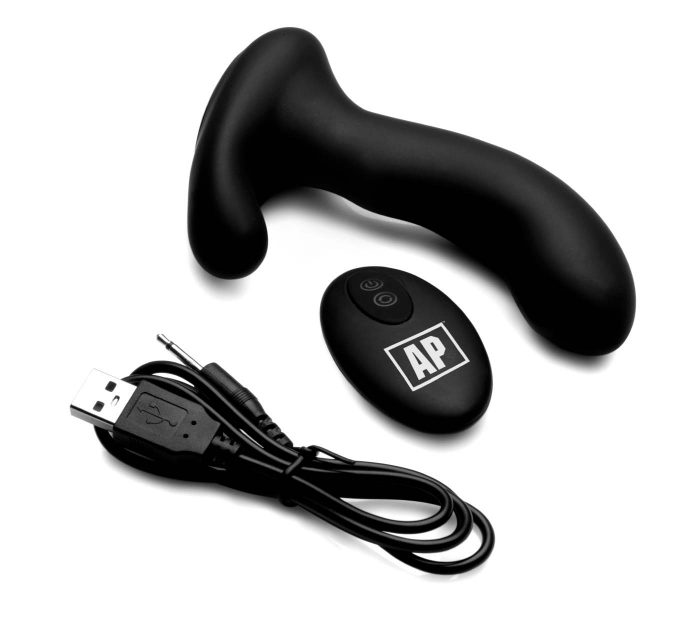 Estimulador prostatico recargable con control remoto Alpha Pro detalles