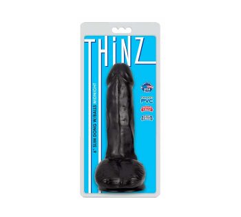 dildo negro promedio foto packing