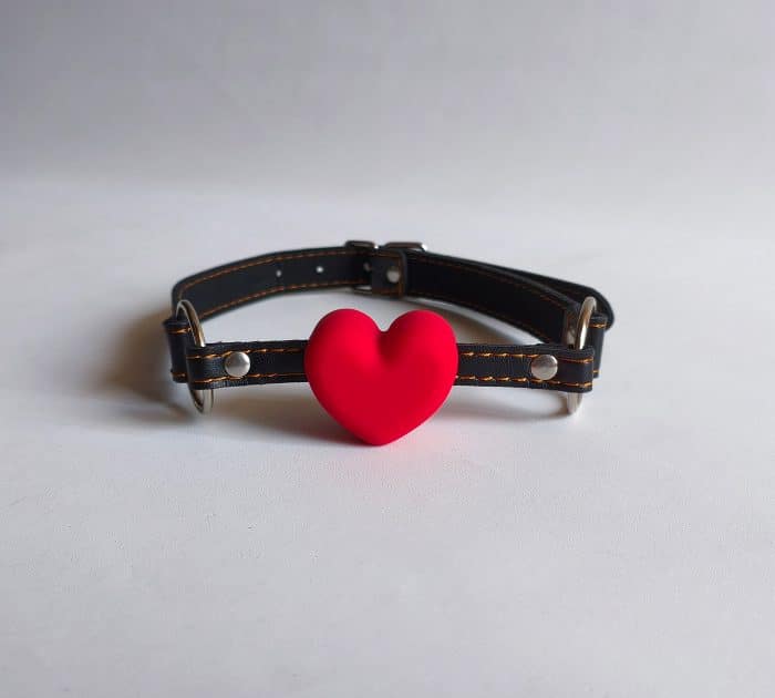 Mordaza de silicona corazón Heart Gag IconBrands