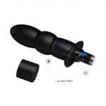 Vibrador Anal Negro Wyatt Pretty Love