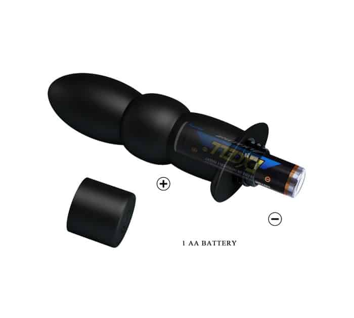 Vibrador Anal Negro Wyatt Pretty Love