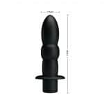 Vibrador Anal Negro Wyatt Pretty Love