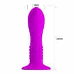 Vibrador prostático con base de succión Sturdy Pretty Love
