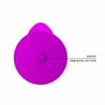 Vibrador prostático con base de succión Sturdy Pretty Love
