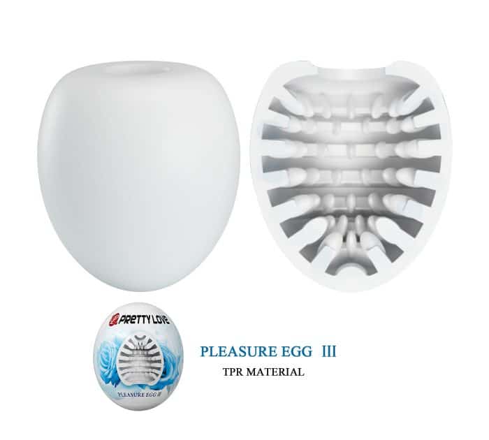 Huevo masturbador textura acanalada PLEASURE EGG III Pretty Love Huevo masturbador textura acanalada PLEASURE EGG III Pretty Love
