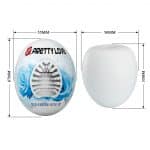 Huevo masturbador textura acanalada PLEASURE EGG III Pretty Love