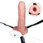 Arnés sexual confunda y vibración Unisex Hollow Strap On LoveToy