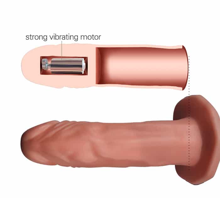 Arnés sexual confunda y vibración Unisex Hollow Strap On LoveToy