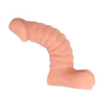 Dildo realista articulado flexible