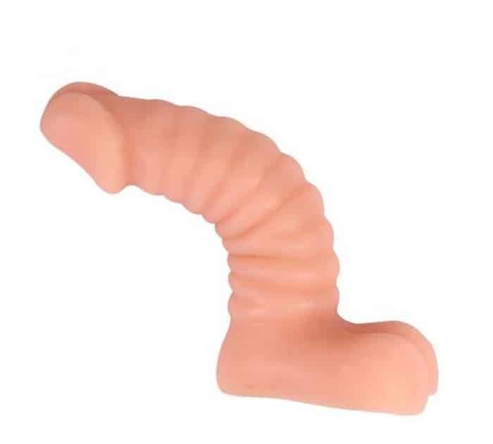 Dildo realista articulado flexible