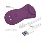 Vibrador para fijar en calzón con APP Mane Pretty Love