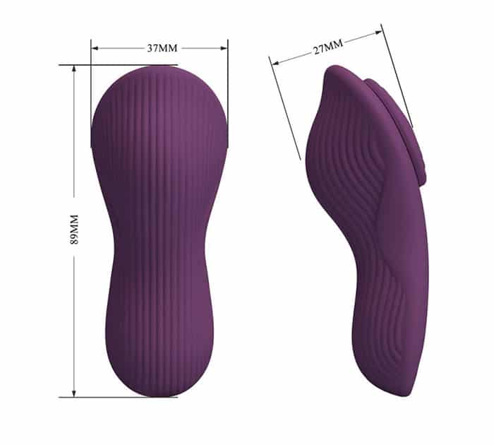 Vibrador para fijar en calzón con APP Mane Pretty Love