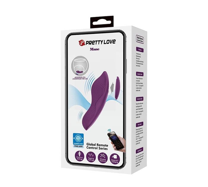 Vibrador para fijar en calzón con APP Mane Pretty Love