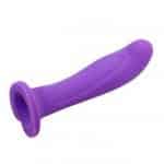 Dildo de fantasía morado para arnés Chisa