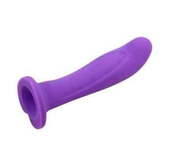 Dildo de fantasía morado para arnés Chisa