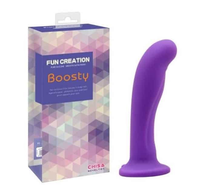 Dildo de fantasía morado para arnés Chisa Dildo de fantasía morado para arnés Chisa