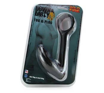 Plug anal con anillo para pene Down & Dirty 4.5 Wildfire