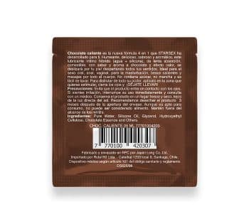 Lubricante 4 en 1 chocolate caliente sachet 5ml Starsex