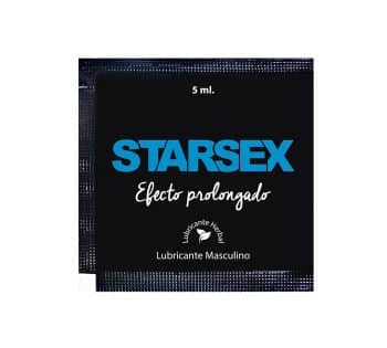 Lubricante retardante masculino efecto prolongado sachet 5ml Starsex
