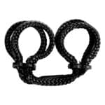 Cuerda de seda para tobillos negra Japanese Silk Love Rope