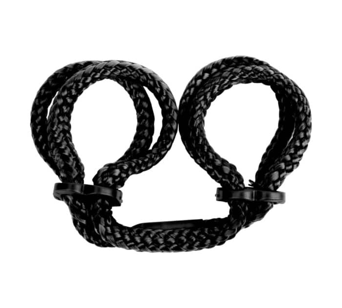 Cuerda de seda para tobillos negra Japanese Silk Love Rope Cuerda de seda para tobillos negra Japanese Silk Love Rope